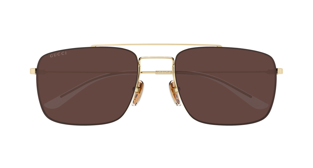 Solglasögon gucci gg2256sa 003 dorado rectangular / squared masculino storlek 59mm - Detaljvy