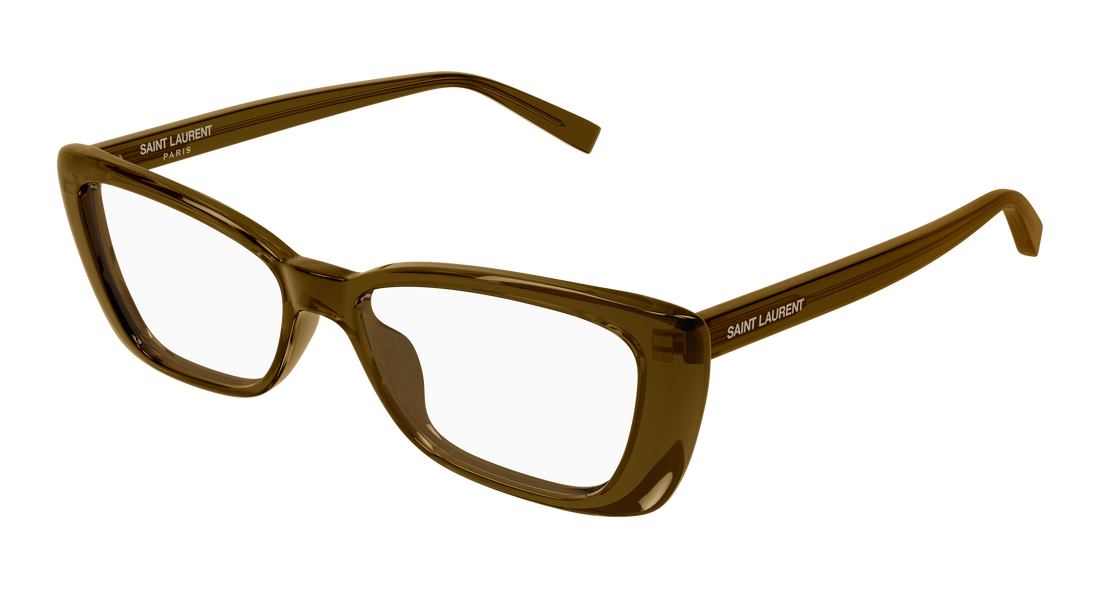 Briller saint laurent sl 943 opt 004 marron rectangular / squared femenino størrelse 54mm - Hovedvisning