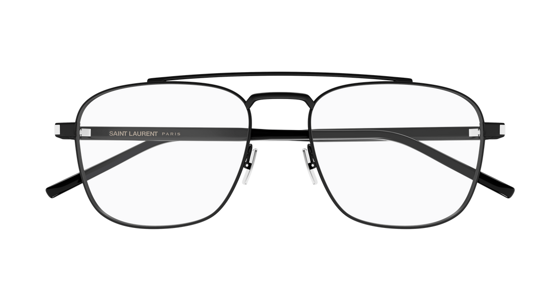 Gafas graduadas saint laurent sl 665 opt 001 negro pilot/navigator unisex talla 56mm - Vista de detalle