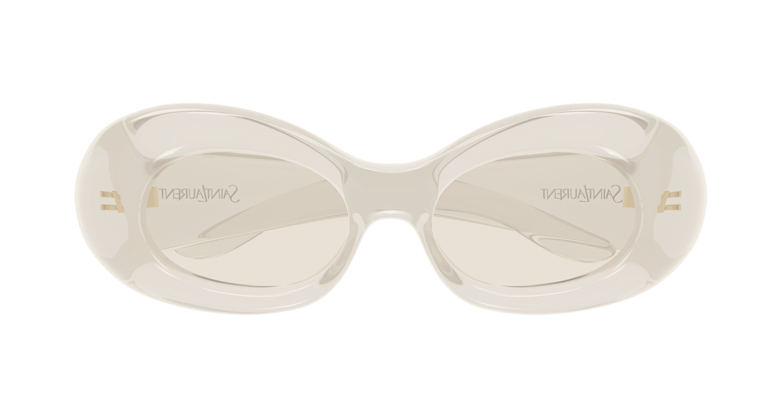 Lunettes de soleil saint laurent sl 968 003 beige round/oval/panthos femenino taille 54mm - Vue détaillée