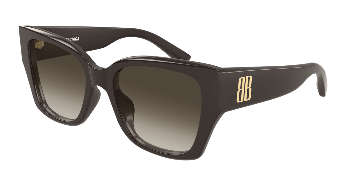 Gafas de sol balenciaga bb0474s 005 marron butterfly femenino talla 55mm - Vista principal