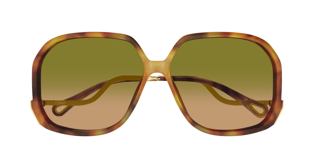 Gafas de sol chloé ch0404s 002 havana geometrical/directional femenino talla 60mm - Vista de detalle