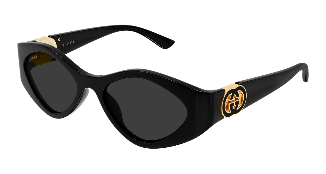 Occhiali da sole gucci gg2121s 001 negro geometrical/directional femenino taglia 52mm - Vista principale