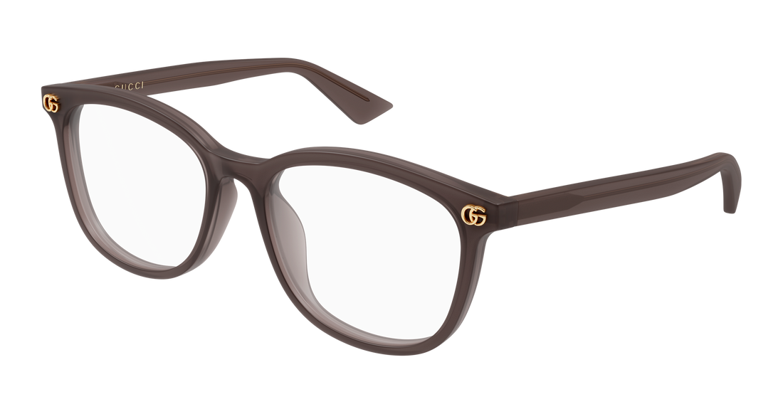 Briller gucci gg2265oa 002 marron round/oval/panthos femenino størrelse 53mm - Hovedvisning