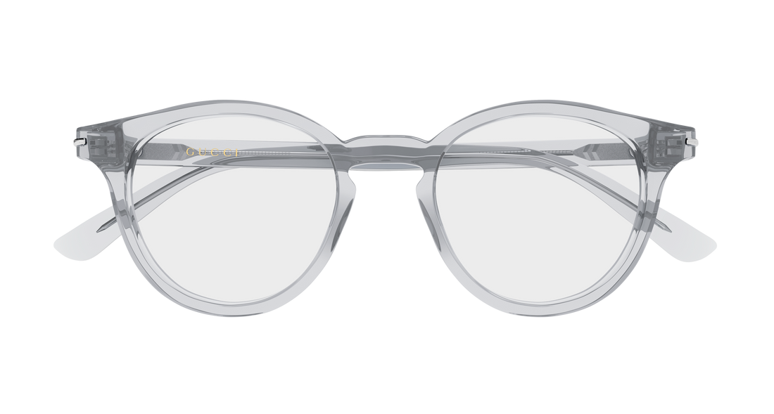 Occhiali da vista gucci gg1727o 006 gris round/oval/panthos masculino taglia 48mm - Vista dettagliata