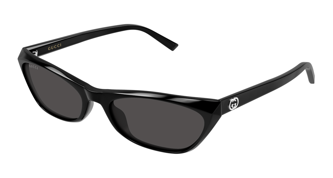 Solglasögon gucci gg2203s 001 negro geometrical/directional femenino storlek 56mm - Huvudvy