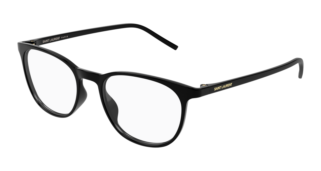 Dioptrijske naočale saint laurent sl 884 001 negro round/oval/panthos unisex veličina 51mm - Glavni prikaz