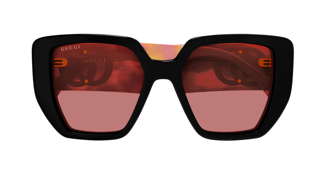 Sunglasses gucci gg0956s 010 negro rectangular / squared femenino size 54mm - Detailed view