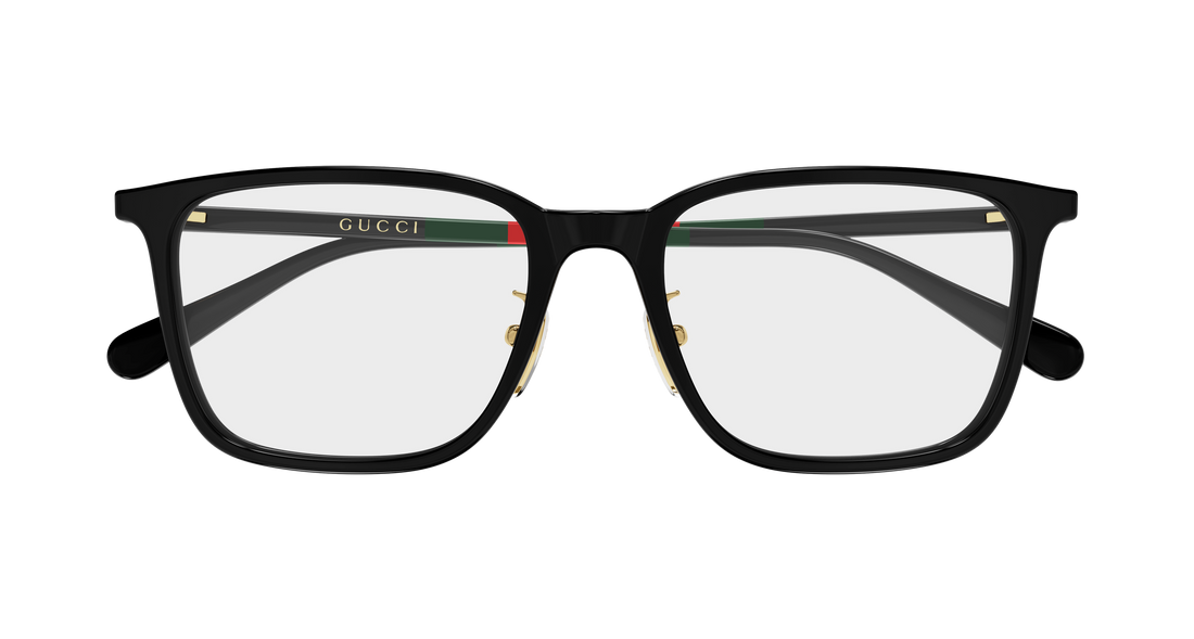 Briller gucci gg2267oa 001 negro rectangular / squared masculino størrelse 54mm - Detaljeret visning