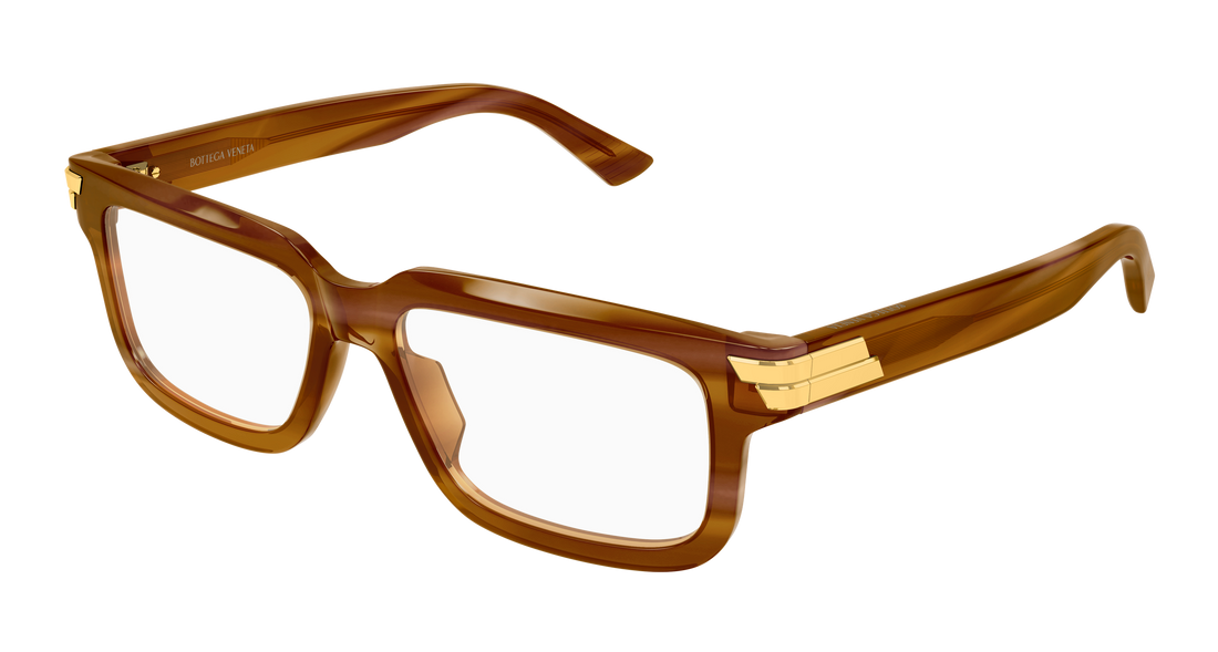 Dioptrijske naočale bottega veneta bv1490o 008 marron rectangular / squared unisex veličina 55mm - Glavni prikaz