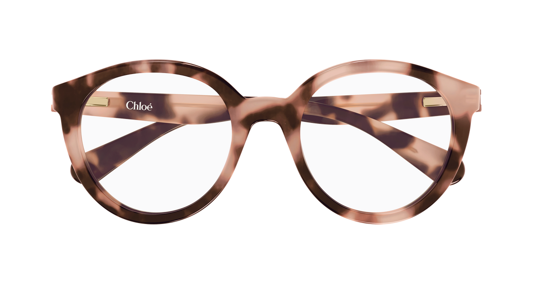 Brillen chloé cc0022o 006 havana round/oval/panthos infantil maat 47mm - Detailaanzicht