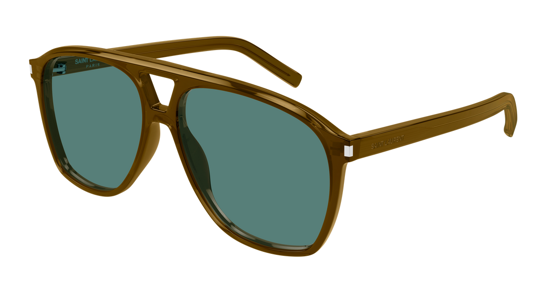 Lunettes de soleil saint laurent sl 596 dune 009 marron pilot/navigator femenino taille 58mm - Vue principale