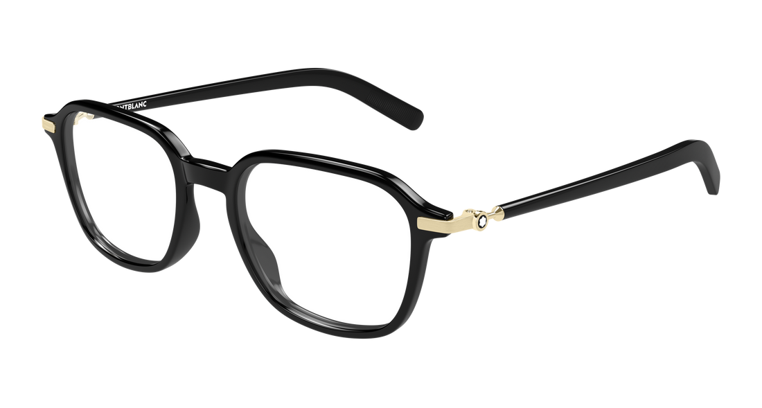 Occhiali da vista montblanc mb0462o 001 negro rectangular / squared masculino taglia 51mm - Vista principale