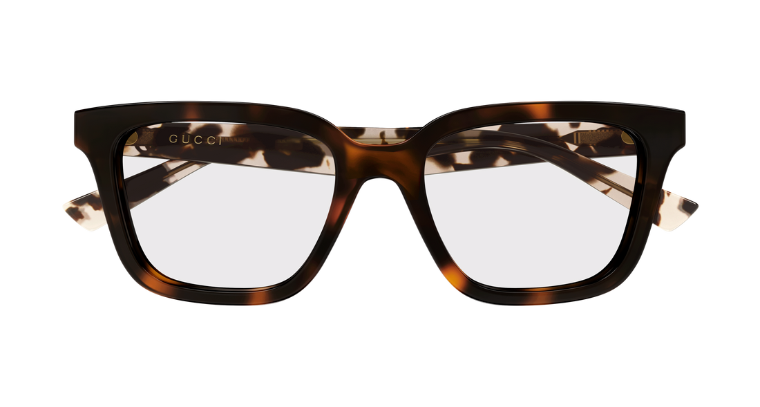Occhiali da vista gucci gg2186oa 003 havana rectangular / squared femenino taglia 52mm - Vista dettagliata