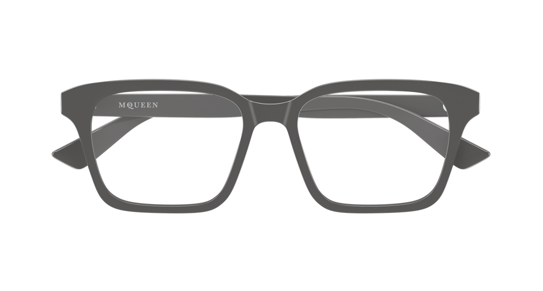 Gafas graduadas alexander mcqueen am0566o 003 gris rectangular / squared unisex talla 53mm - Vista de detalle