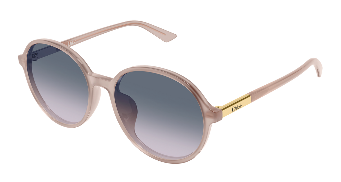 Gafas de sol chloé ch0365sk 005 beige round/oval/panthos femenino talla 57mm - Vista principal