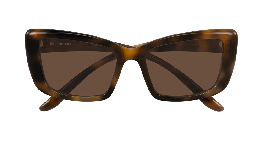 Solbriller balenciaga bb0515s 002 havana butterfly femenino størrelse 56mm - Detaljeret visning