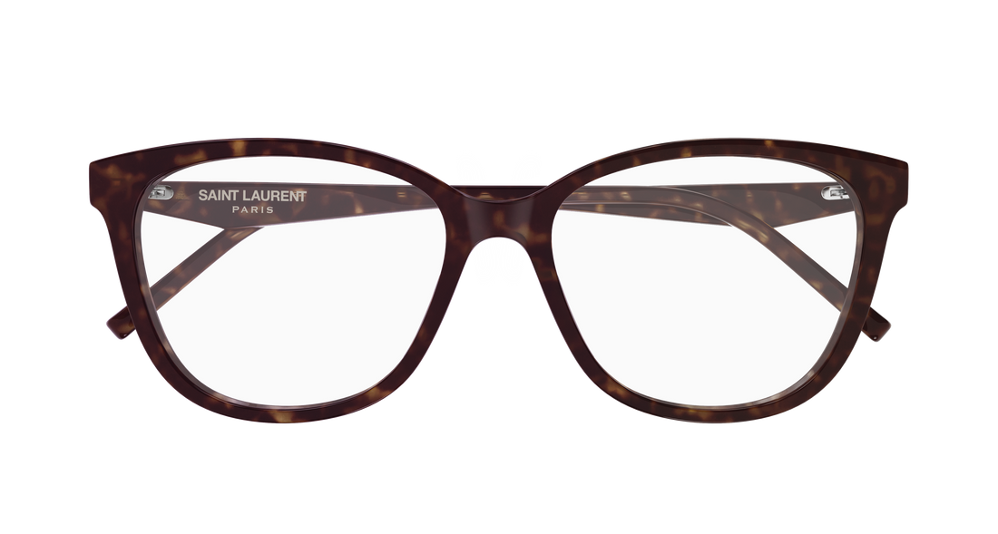 Okulary korekcyjne saint laurent sl m187/f 002 havana cat eye femenino rozmiar 55mm - Widok szczegółowy
