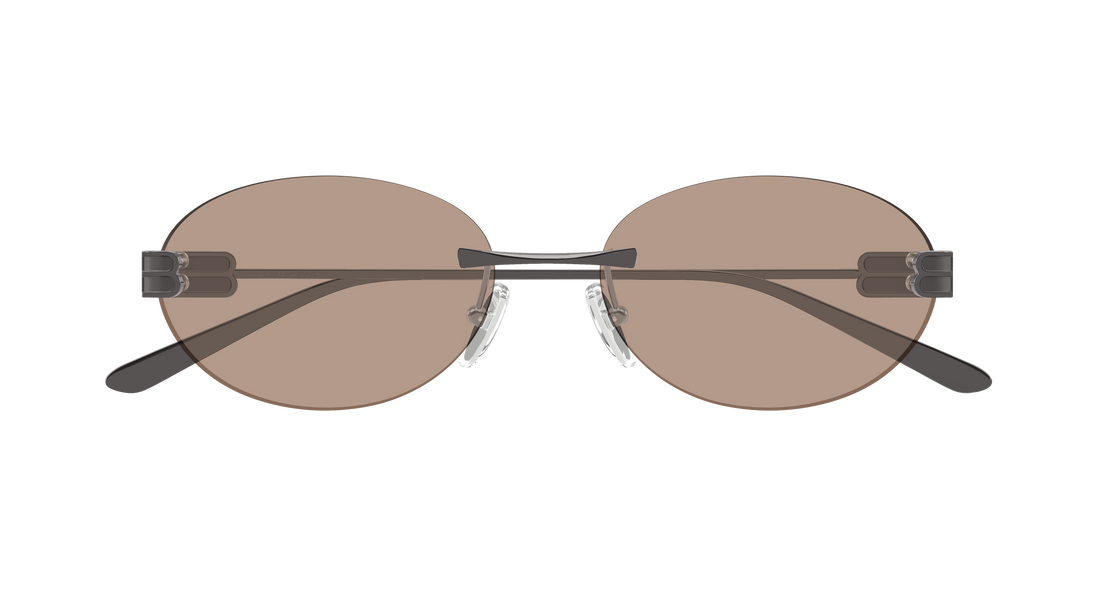 Gafas de sol balenciaga bb0541sa 004 plateado round/oval/panthos unisex talla 59mm - Vista de detalle