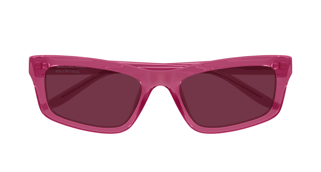 Gafas de sol balenciaga bb0527s 004 rosa cat eye femenino talla 56mm - Vista de detalle