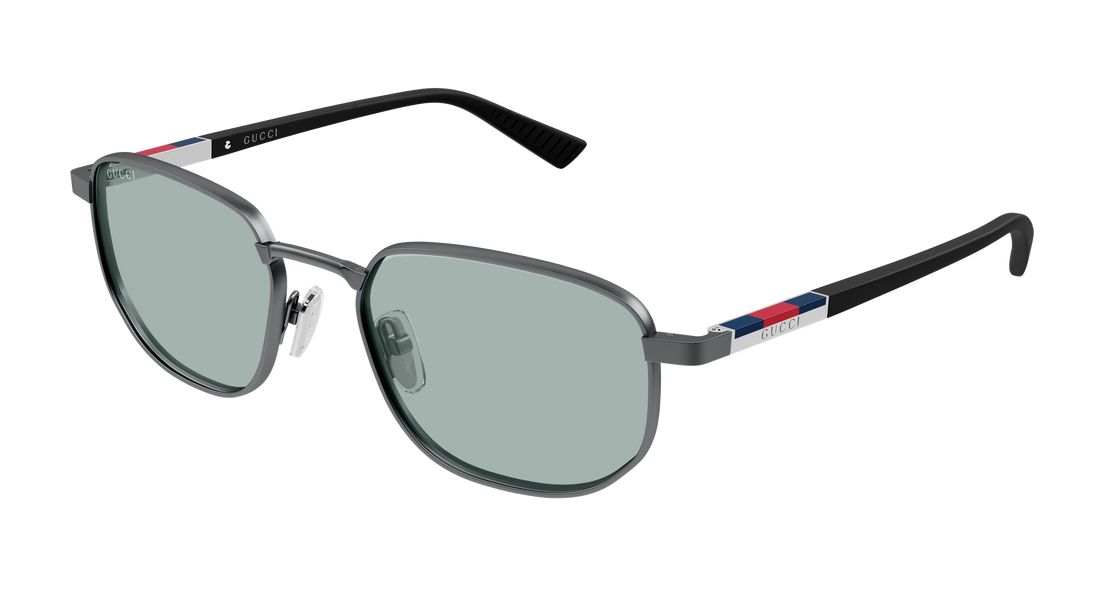Occhiali da sole gucci gg2093s 002 plateado rectangular / squared masculino taglia 54mm - Vista principale