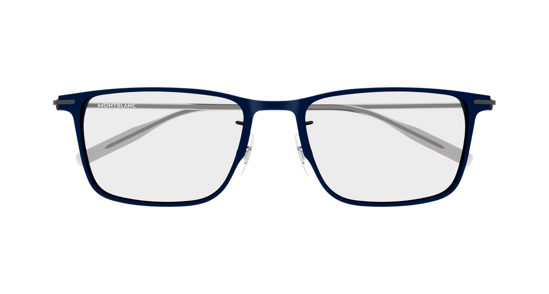 Dioptrijske naočale montblanc mb0506ol 004 azul rectangular / squared masculino veličina 56mm - Detaljni prikaz