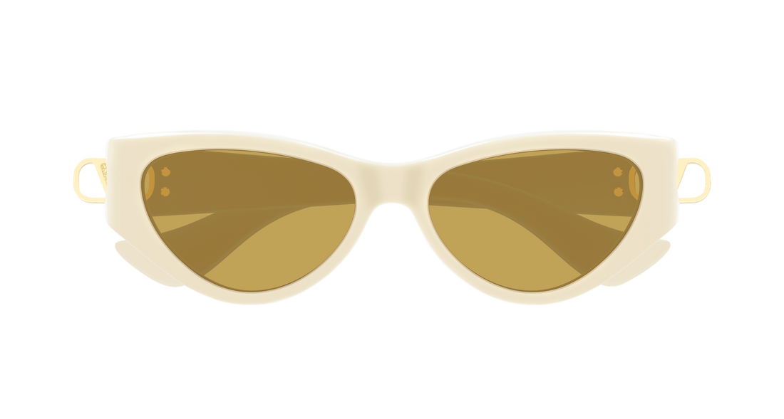 Sunglasses valentino vg0014s 004 beige cat eye femenino size 54mm - Detailed view