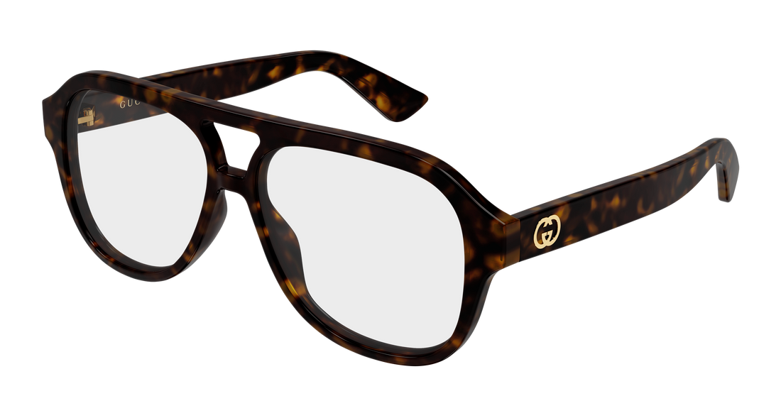 Dioptrijske naočale gucci gg2192o 002 havana pilot/navigator femenino veličina 55mm - Glavni prikaz