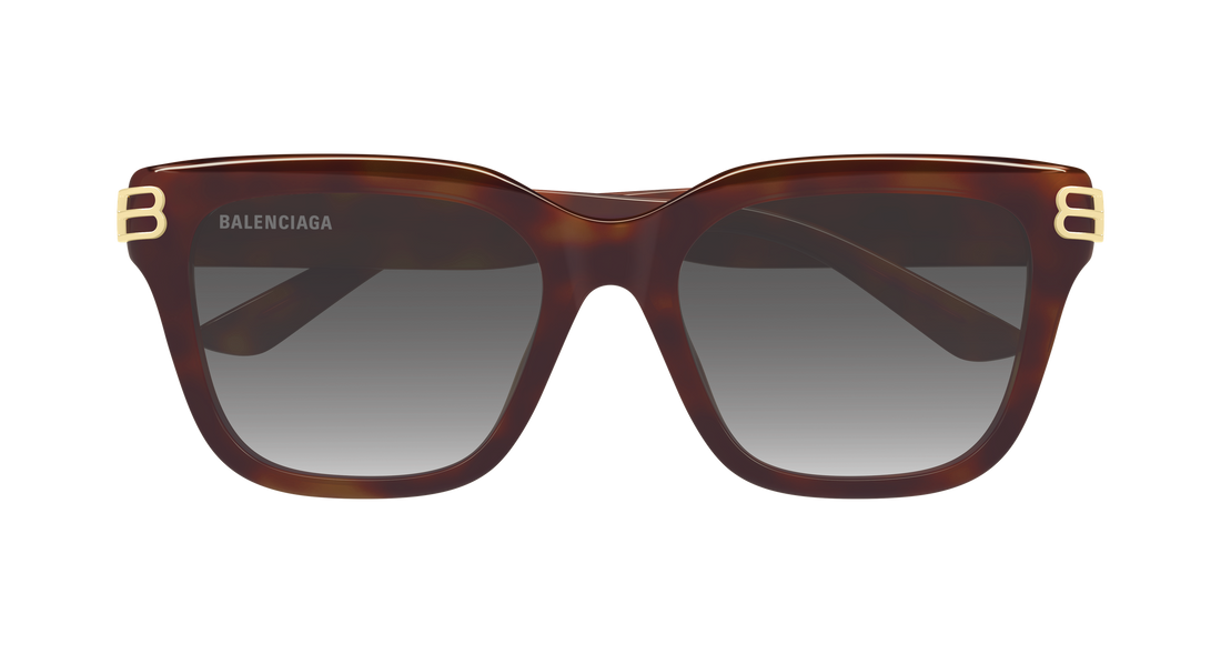 Gafas de sol balenciaga bb0433sk 009 havana rectangular / squared femenino talla 56mm - Vista de detalle
