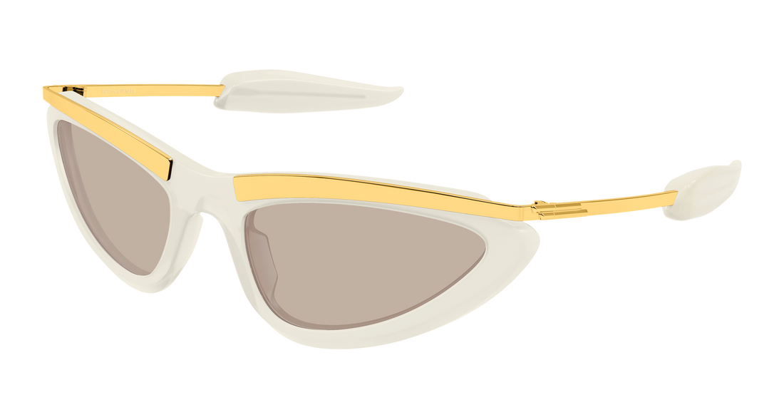 Sunglasses bottega veneta bv1477s 006 beige unisex size 58mm - Main view