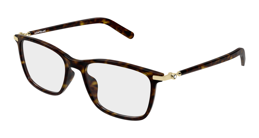 Dioptrijske naočale montblanc mb0501ol 006 havana rectangular / squared masculino veličina 57mm - Glavni prikaz