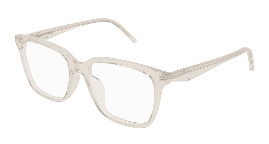 Okulary korekcyjne saint laurent sl m191/f 004 beige cat eye femenino rozmiar 54mm - Widok główny