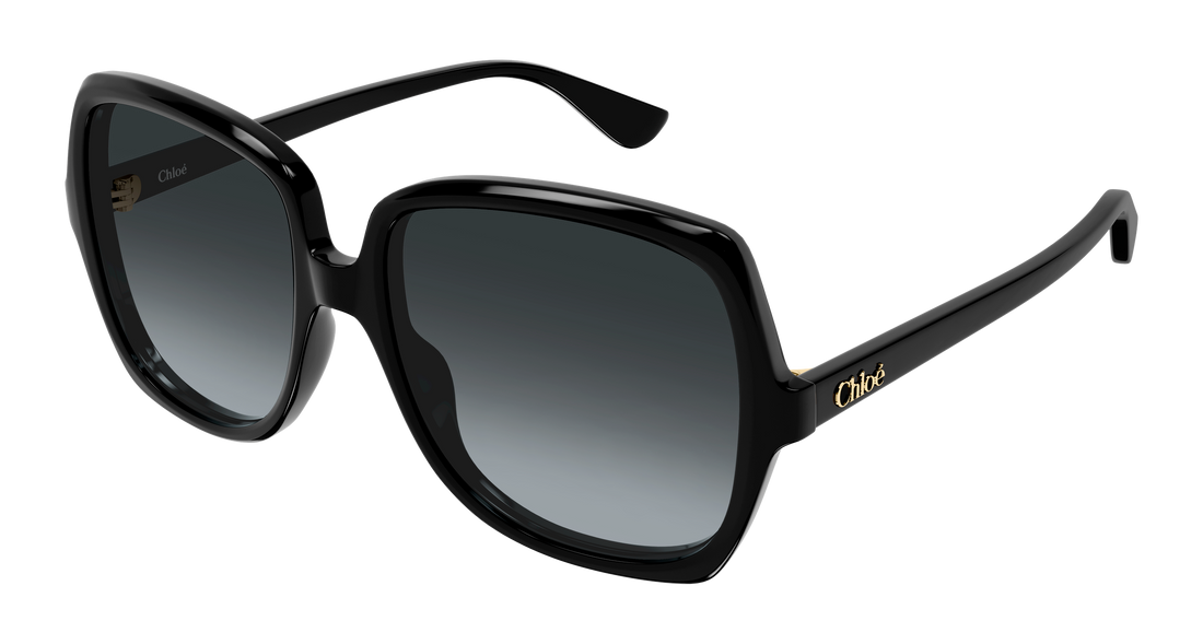 Gafas de sol chloé ch0388s 001 negro rectangular / squared femenino talla 59mm - Vista principal