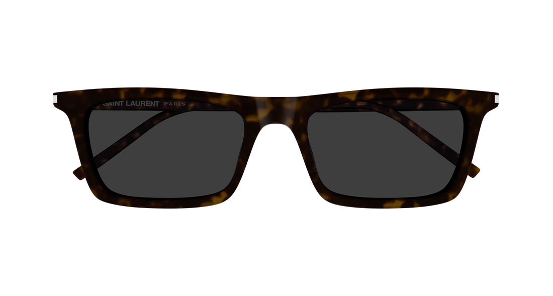 Occhiali da sole saint laurent sl 890 betty thin 002 havana rectangular / squared unisex taglia 54mm - Vista dettagliata