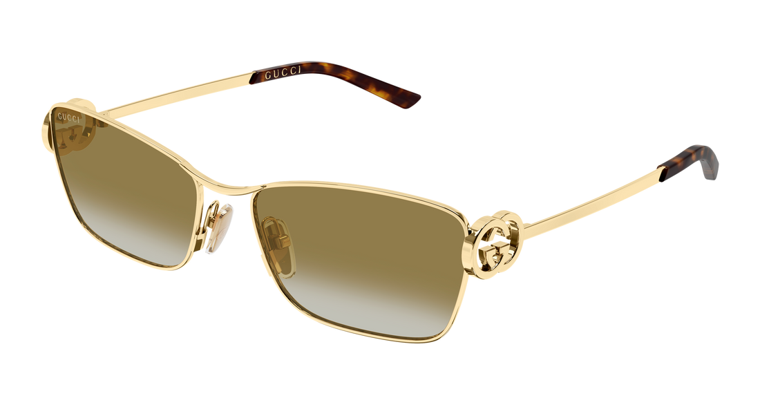 Occhiali da sole gucci gg2045s 003 dorado cat eye femenino taglia 58mm - Vista principale