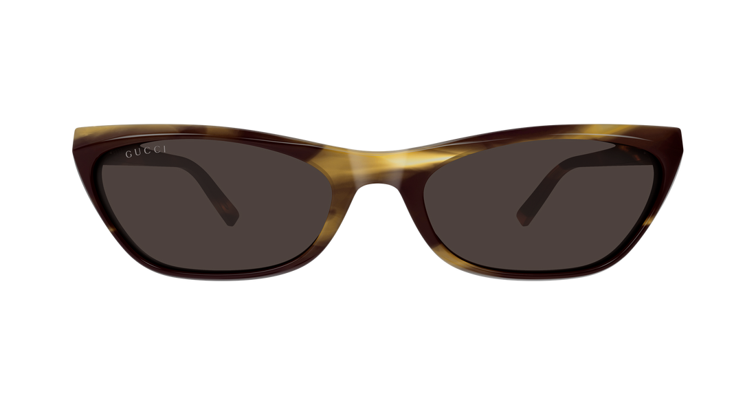 Solglasögon gucci gg2203s 002 havana geometrical/directional femenino storlek 56mm - Detaljvy