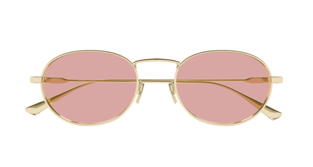 Okulary przeciwsłoneczne saint laurent sl 799 006 dorado round/oval/panthos masculino rozmiar 52mm - Widok szczegółowy