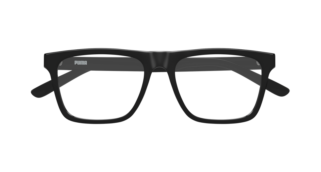 Prescription glasses puma pu0545o 001 negro rectangular / squared masculino size 55mm - Detailed view