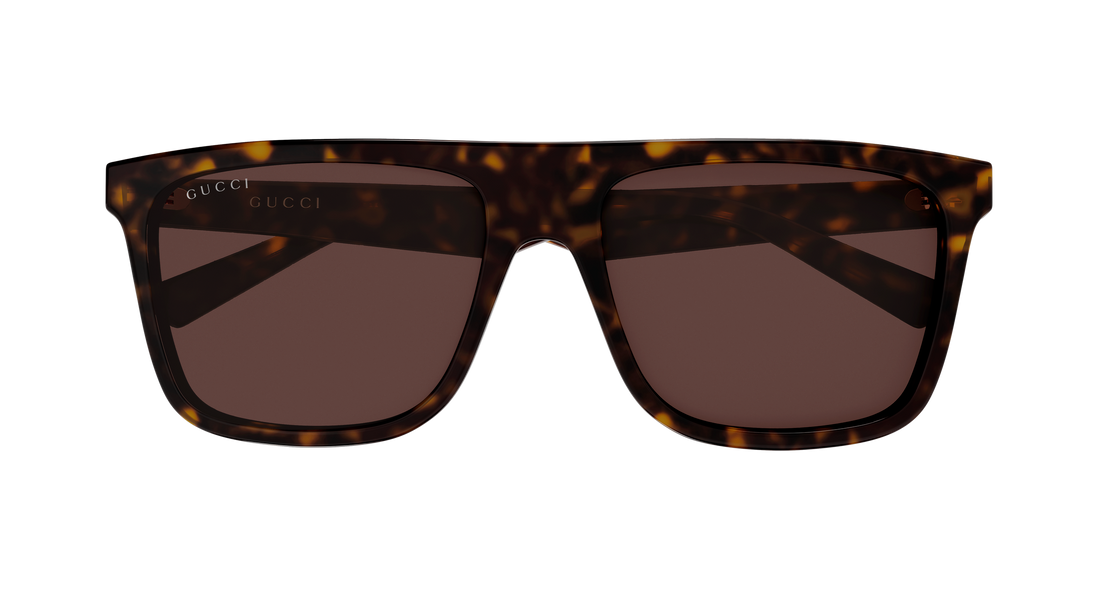 Sonnenbrillen gucci gg2182s 002 havana rectangular / squared masculino größe 57mm - Detailansicht