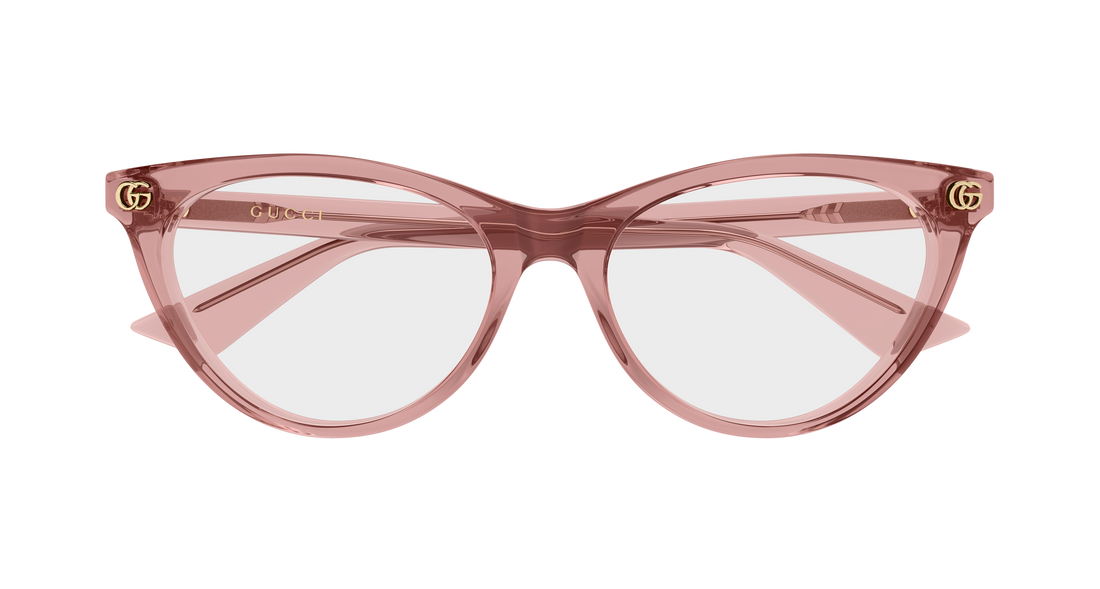 Occhiali da vista gucci gg2112o 003 rosa cat eye femenino taglia 53mm - Vista dettagliata