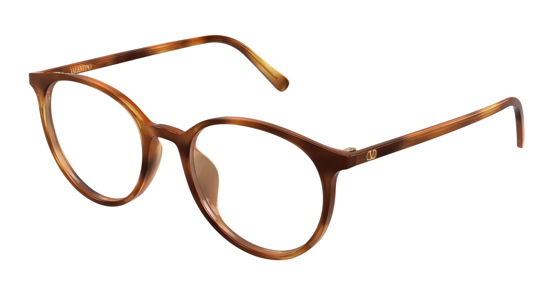 Occhiali da vista valentino vg0041ok 002 havana round/oval/panthos femenino taglia 52mm - Vista principale