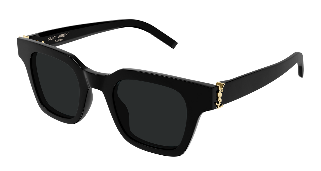 Occhiali da sole saint laurent sl m157 001 negro rectangular / squared unisex taglia 47mm - Vista principale