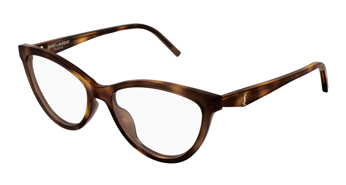 Okulary korekcyjne saint laurent sl m185 003 havana cat eye femenino rozmiar 55mm - Widok główny