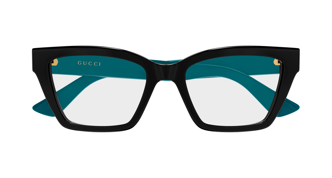 Brillen gucci gg1715o 010 negro cat eye femenino größe 53mm - Detailansicht