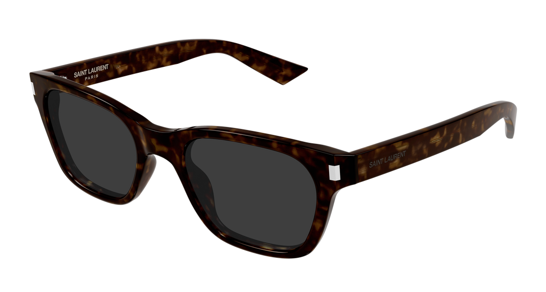 Occhiali da sole saint laurent sl 874 002 havana rectangular / squared unisex taglia 52mm - Vista principale