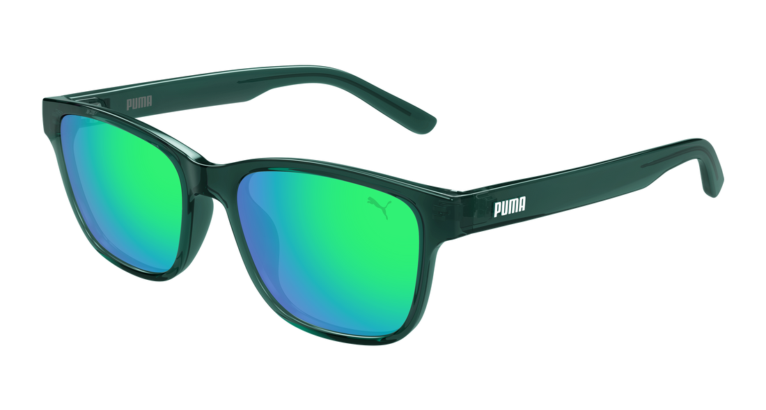 Lunettes de soleil puma pj0088s 002 verde rectangular / squared infantil taille 48mm - Vue principale