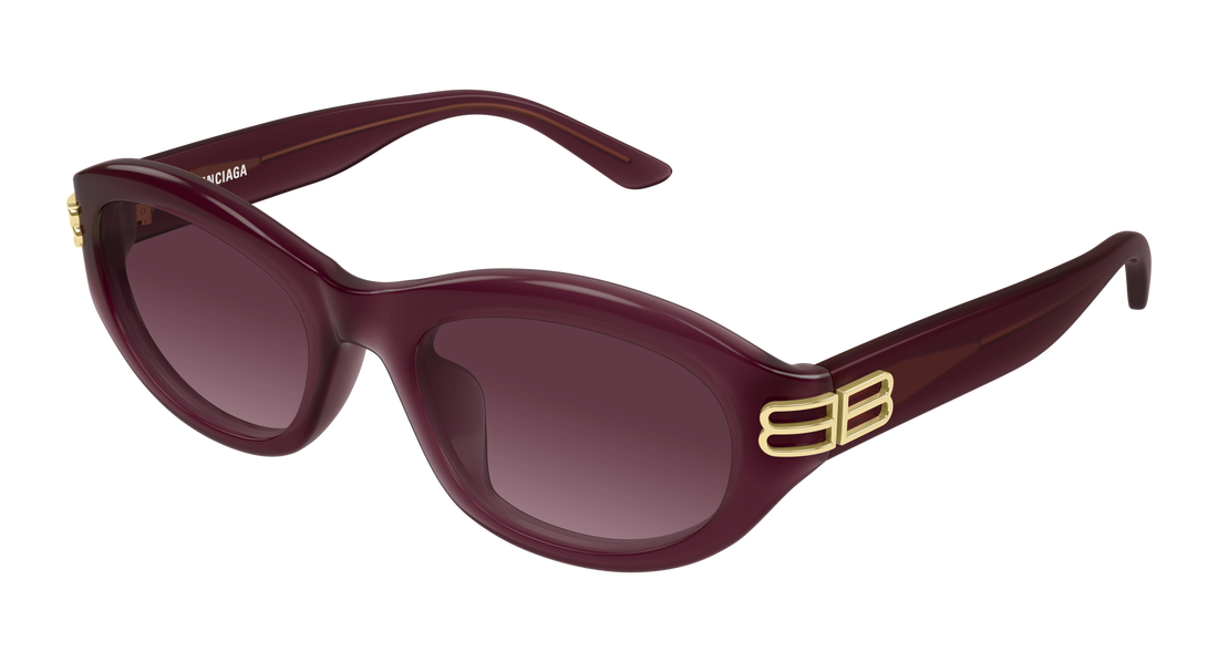 Gafas de sol balenciaga bb0434sk 007 rojo round/oval/panthos femenino talla 55mm - Vista principal