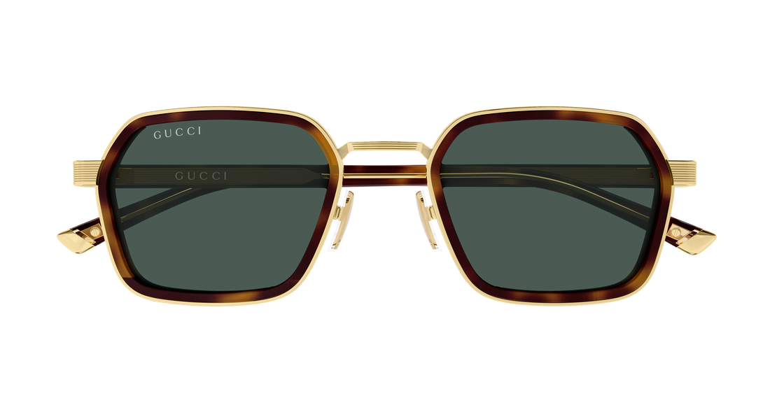 Sunglasses gucci gg2074s 003 dorado rectangular / squared masculino size 51mm - Detailed view