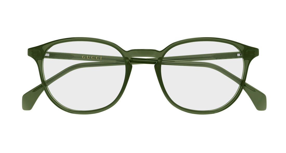 Dioptrijske naočale gucci gg0551o 027 verde round/oval/panthos masculino veličina 52mm - Detaljni prikaz