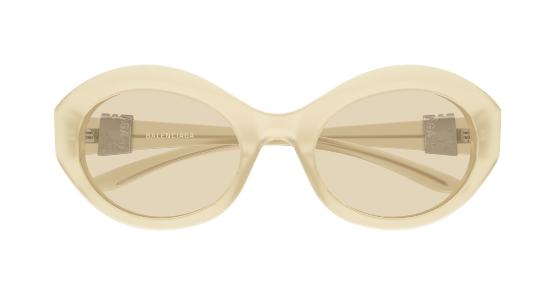 Sunglasses balenciaga bb0460s 005 amarillo round/oval/panthos femenino size 57mm - Detailed view
